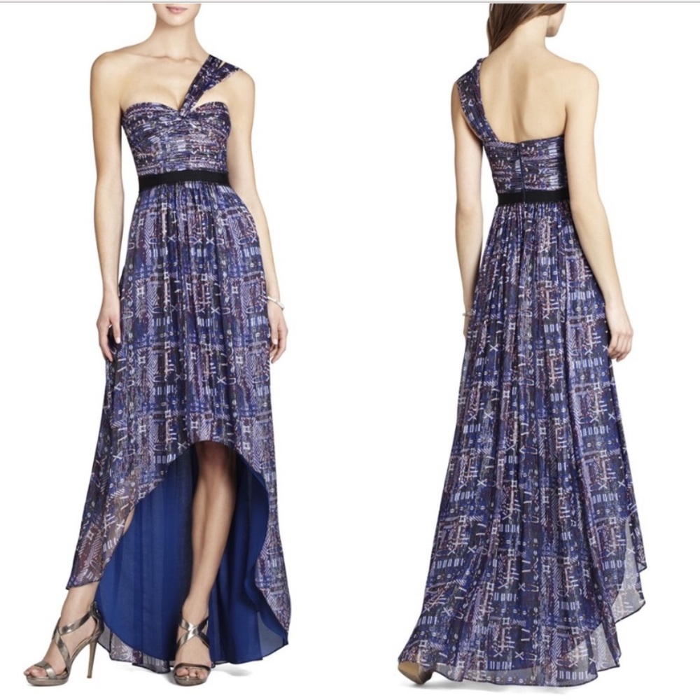 BCBGmaxazria Inga One-Shoulder Gown